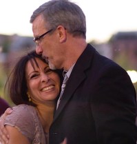 Dancing with Scott at our son's wedding