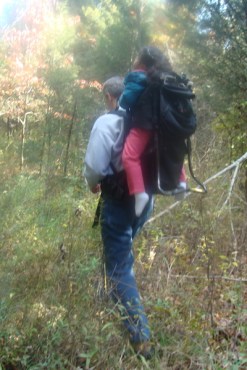 Hiking with Daddy