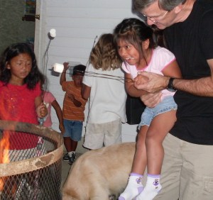 Learning to toast marshmallows