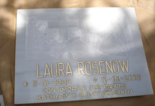 Lauren's burial stone