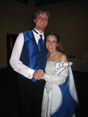 Your oldest niece on her wedding day -- doing it her way. 