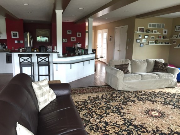 Family Room and Kitchen