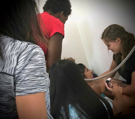 Kathryn's Surgery - First Shower