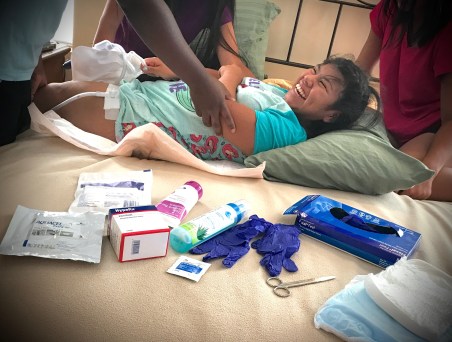 Kathryn's Surgery - Setting Up for Morning Wound Care